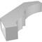 Ekena Millwork 5 1/2-in. W x 28-in. D x 32-in. H Balboa Architectural Grade PVC Knee Brace BRCP055X28X32BOA - alternate 3